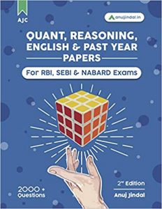 RBI, SEBI and NABARD Phase 1 Book - Quantitative Aptitude, Reasoning, English & Past Year Papers