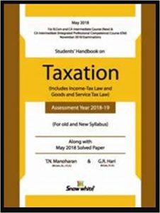 Students Handbook on Taxation - CA IPCC