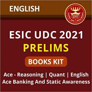 Best Books Kit for ESIC UDC Prelims Exam 2021 (With Solutions)