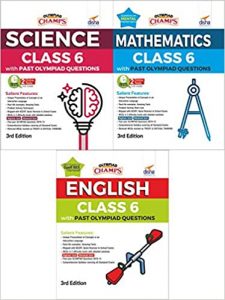 Olympiad Champs Science, Mathematics, English Class 6 with Past Questions 3rd Edition