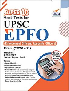 Super 10 Mock Tests for UPSC EPFO