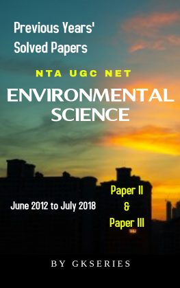 NTA UGC NET ENVIRONMENTAL SCIENCE PREVIOUS YEARS SOLVED PAPERS
